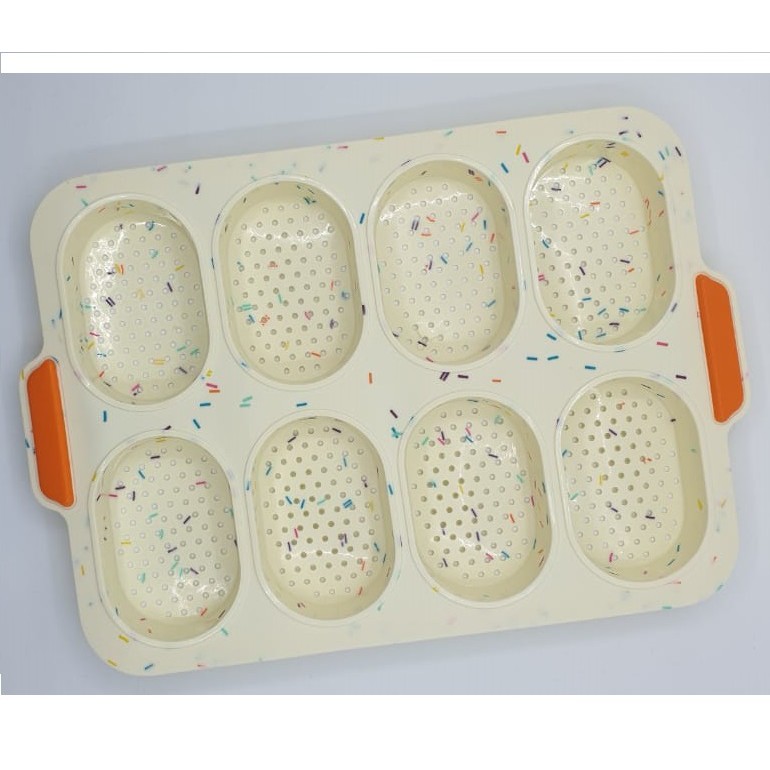 LOYANG OVAL 8 CUP / LOYANG CHEESE CAKE 8 CUP / LOYANG SILICONE OVAL 8 CUP CERES