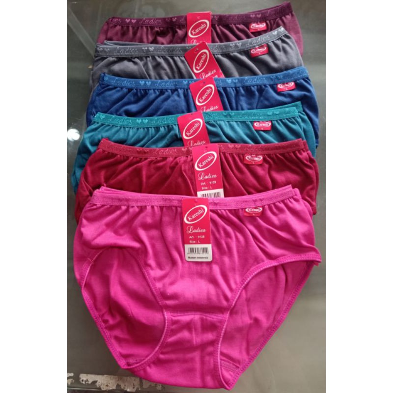 12 PCS/KARESHI_STAR/cd Celana Dalam  Lusinan Wanita Kareshi