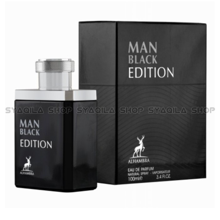 Parfum Import Man Black Edition By Maison Alhambra Original UAE 100ML