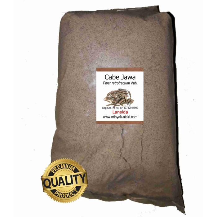 Bubuk Cabe Jawa 250 gram Simplisia Serbuk Cabai Jamu Murni Long Pepper