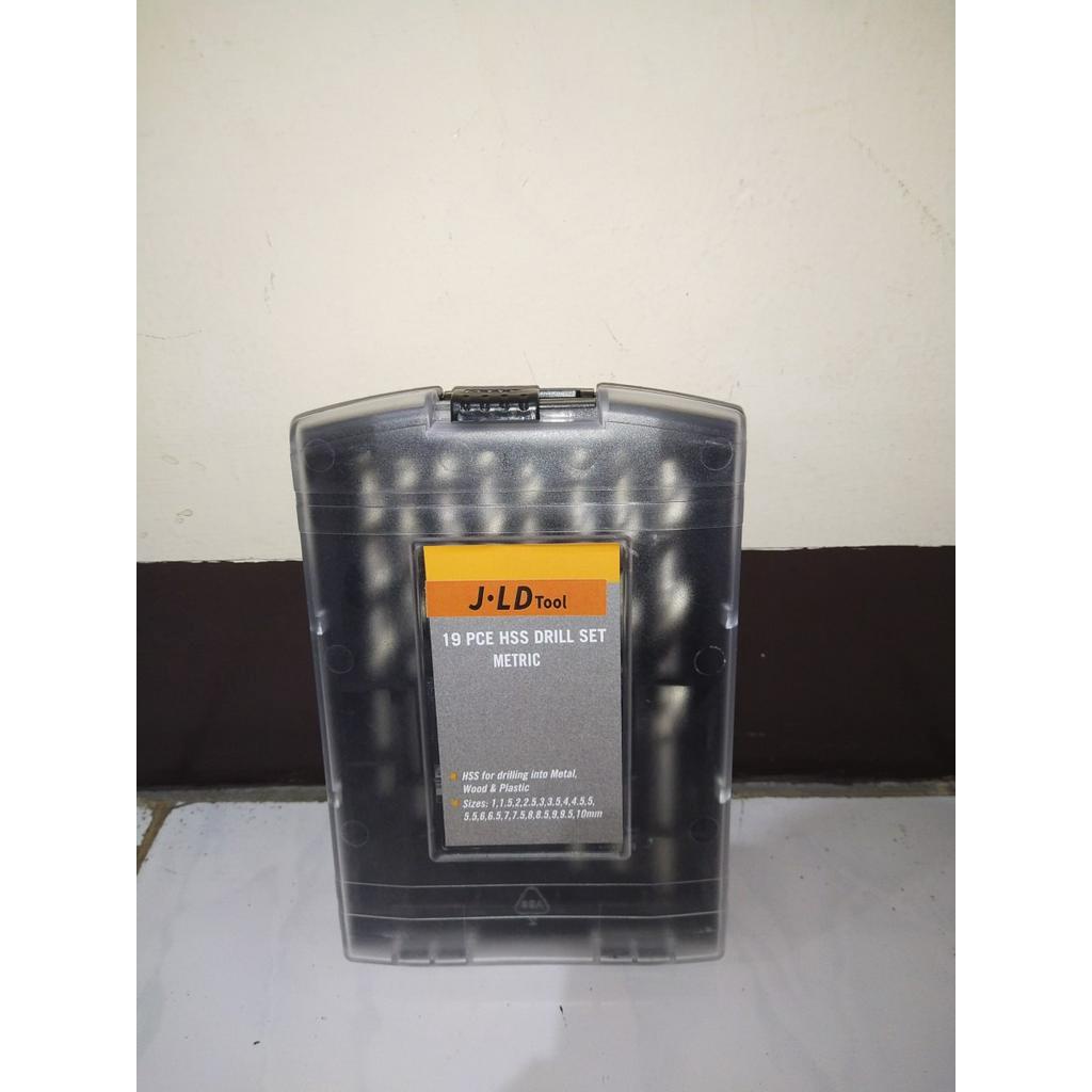 Mata Bor HSS 19pcs - Drill Set Metric - Mata Bor Besi Set JLD