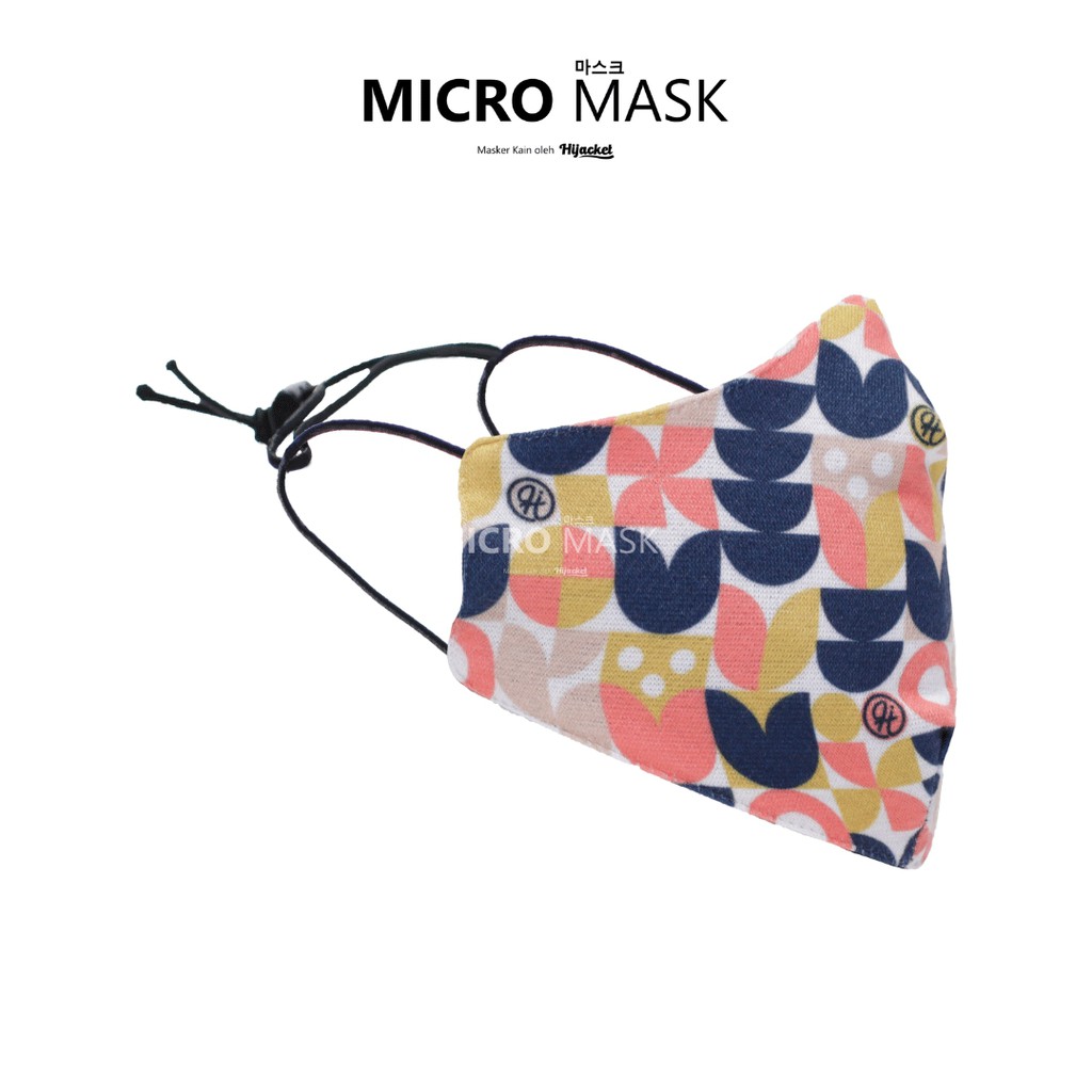 HIJACK MASK - MASKER KAIN PRIA WANITA ANAK ANAK DENGAN PROTEKSI GANDA ANTI-DUSK FACE MEN WOMEN MASK-Magnolia