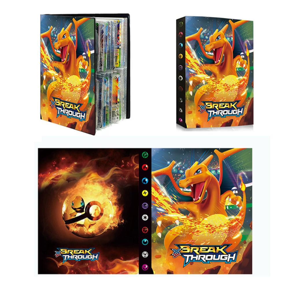 Timekey 240PCS Buku Album Koleksi Kartu Game Pokemon 60 / Box D2F4