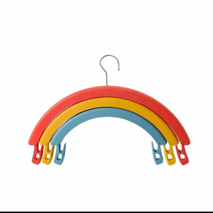 Rainbow Travelling Hanger set / stand hanger gantungan baju celana