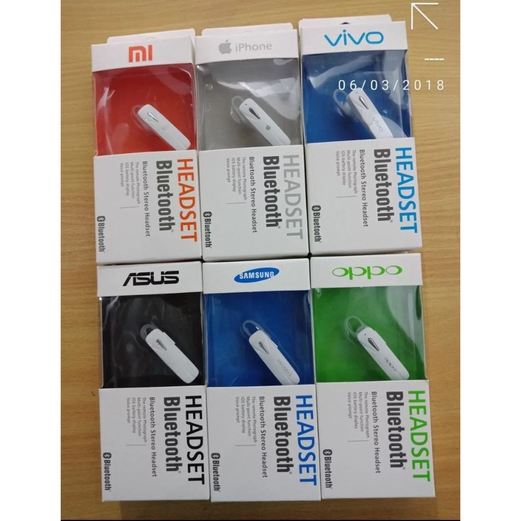 HANDSFREE HEADSET BLUETOOTH BRANDED OPPO