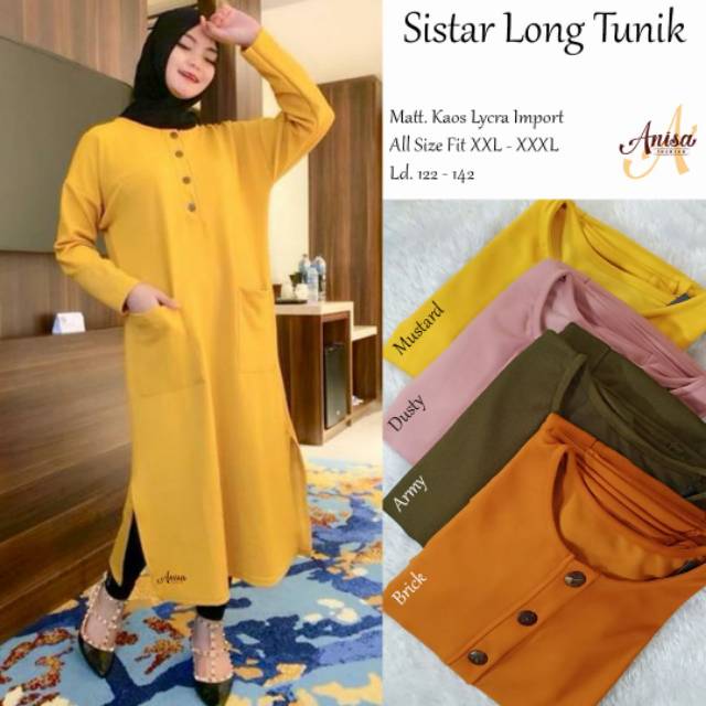 SISTAR LONG TUNIK BY ANISA