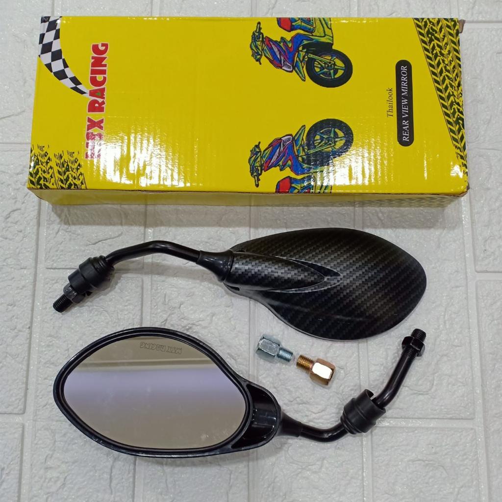 Spion X1 Original Spion X1 Yamaha Dan Honda Karbon/Hitam/Gold/Croome Ori Yamaha Universal