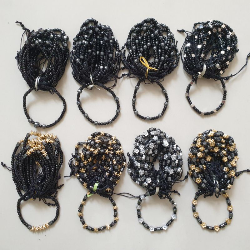 Gelang Manik Anak PASIRAN Kombinasi 12buah Kulakan Grosir