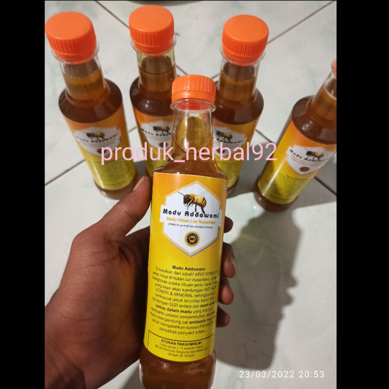 

Madu Asli ( Manis 350ml ) Madu Addawami