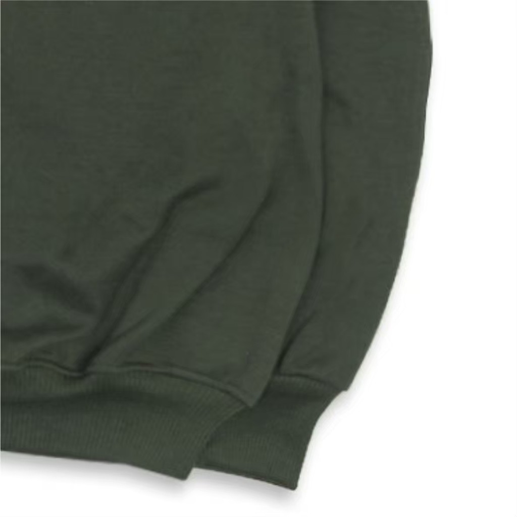 Sweater Hoodie Pria crewneck distro original Hoodie  Full Cotton Terbaru Sometimes warna Hijau Army