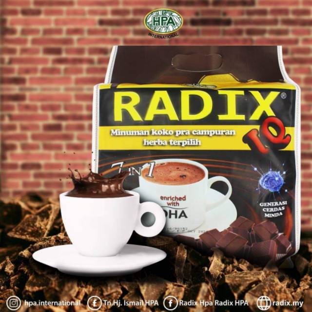 

Minuman Cokelat RADIX IQ Vitamin Otak HPA Malaysia