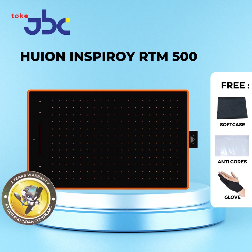 New Huion Inspiroy RTM500 - H952 Medium Garansi Resmi 1 Tahun