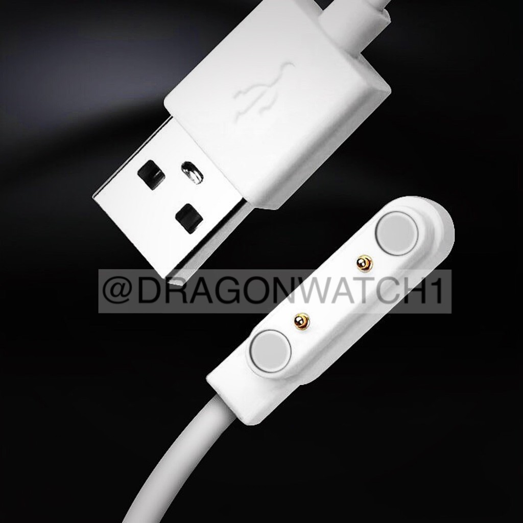 [Ready Stork] Kabel charger jam imo smartwatch Q12 anti air kabel data cas magnet waterproff   A07