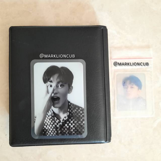 OFFICIAL PHOTOCARD Dicon NCT 127 Mark and Transparent Sticker