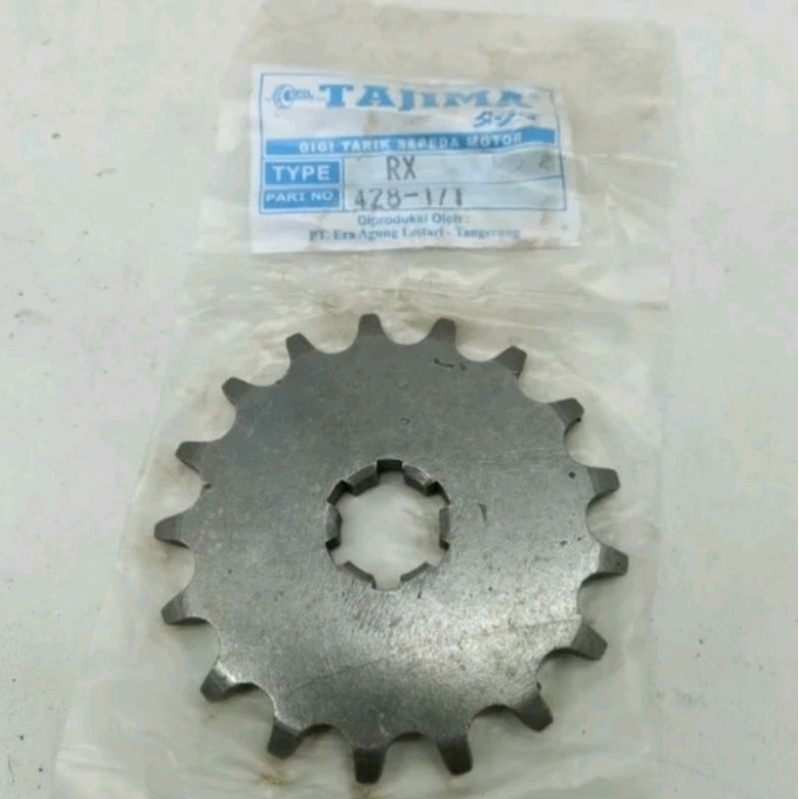 gir gear depan rxk rx k rxking rx King 428 17t Tajima