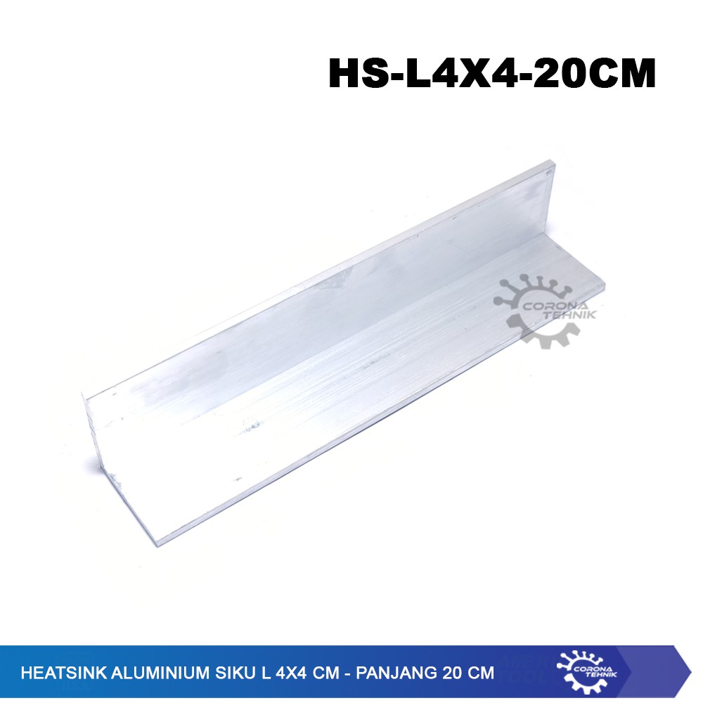 Heatsink Siku L 4x4 cm - Panjang 20 cm Alumunium