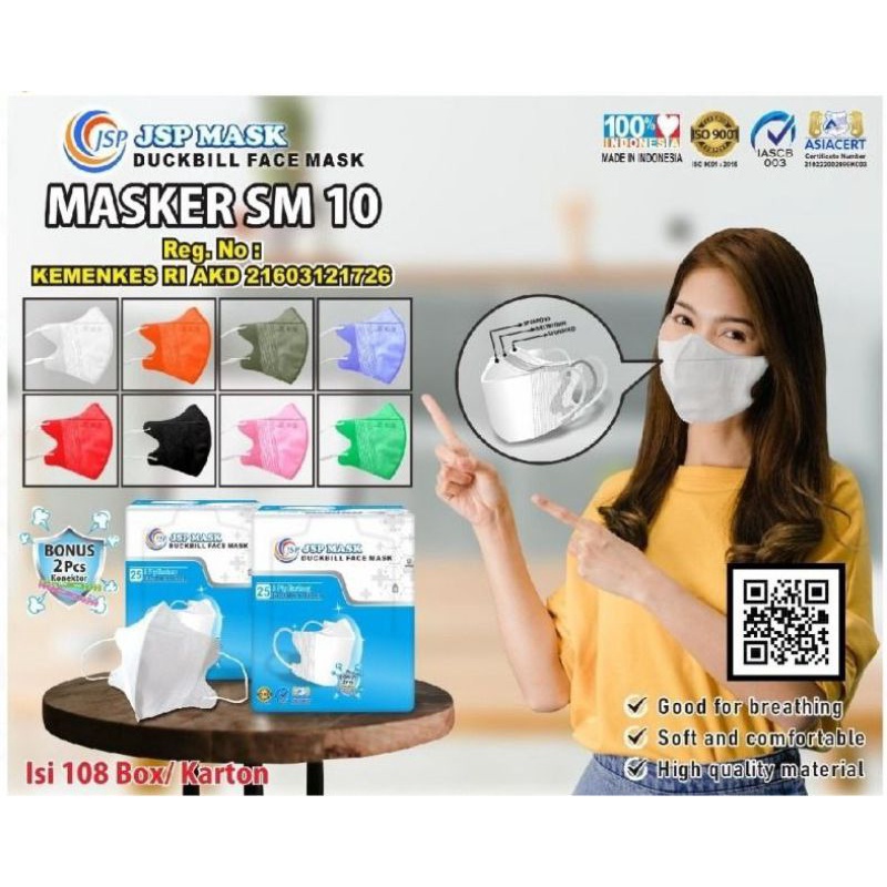 Masker Duckbill Warna JSP