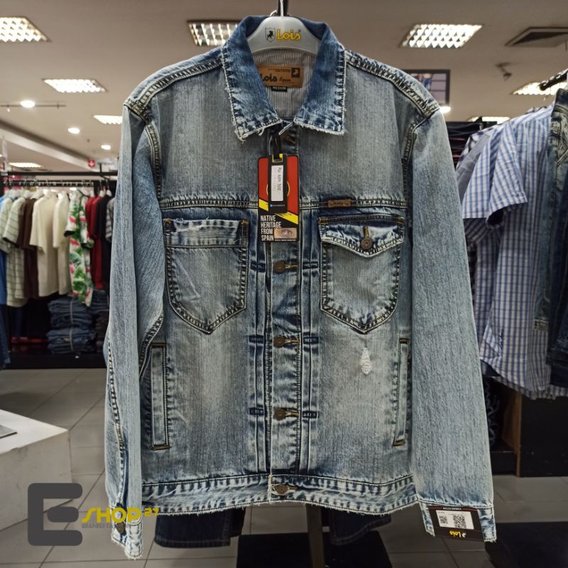 jaket jeans pria brand LOIS ORIGINAL - MJF138E2