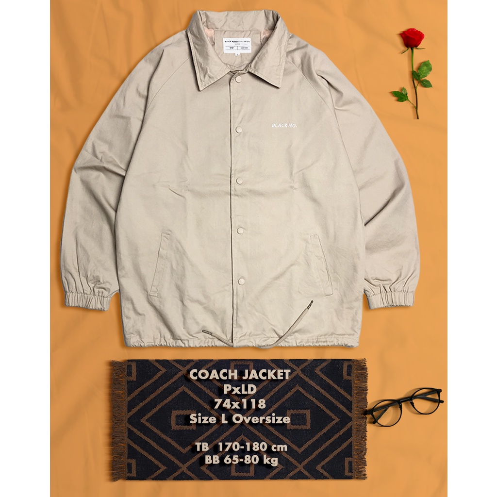 coach jacket BLACK NUMBER KEREN BANGET