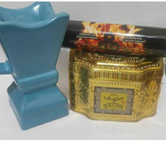 ♞ PAKET AJIIB BUKHUR BUHUR SALWA TEMPAT BAKARAN BUHUR PLUS ARANG MAGIC ➫
