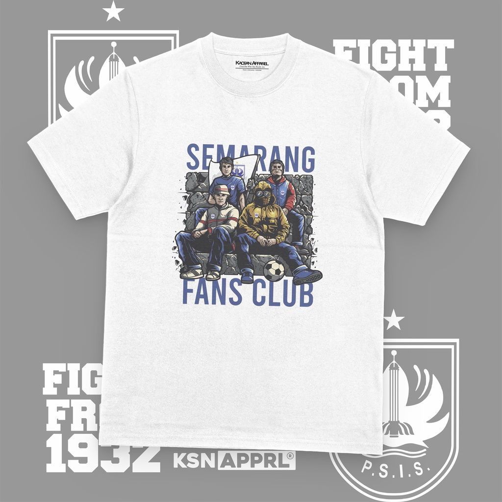 Kaos PSIS Semarang "Semarang Fans" -Kaos Suporter PSIS/Kaos PSIS Liga 1/Kaos Semarang Football/Kaos 