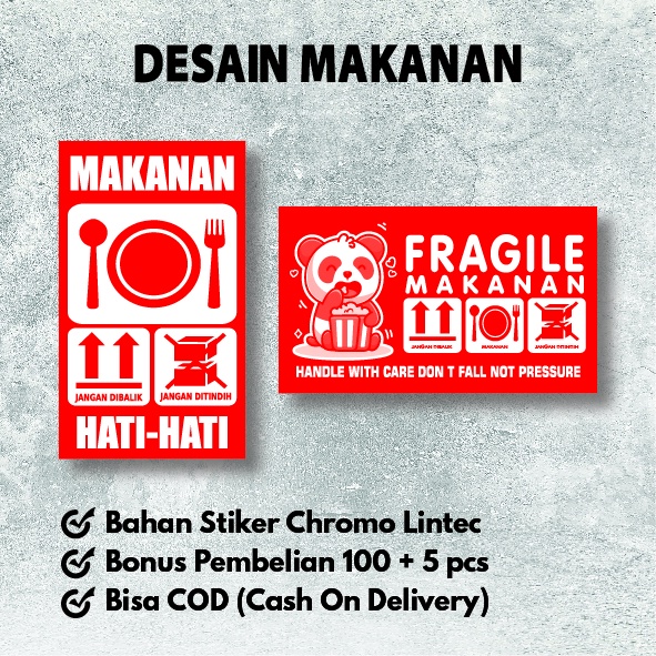 

STIKER FRAGILE MAKANAN//STIKER FRAGILE KARTUN//FRAGILE MURAH