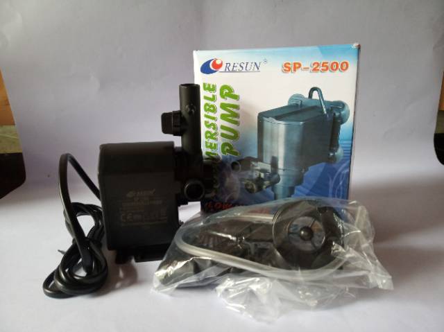 Mesin Pompa Filter Resun  SP-2500 Pompa Filter Aquarium Aquascape Hidroponik Submersible Pump Power Head Water Pump