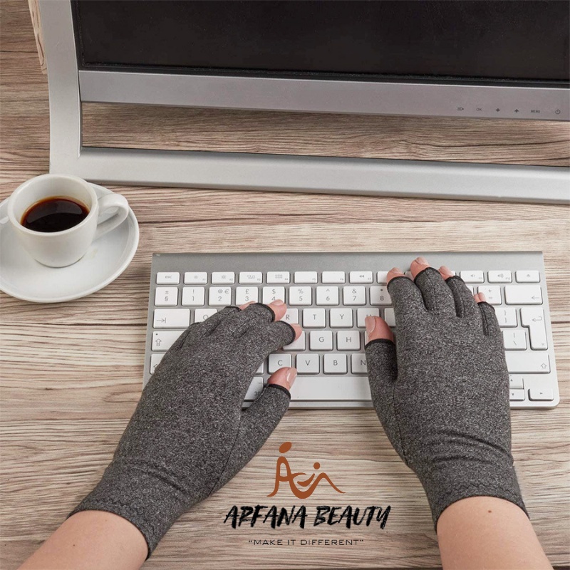 Sarung Tangan Terapi Pelindung Pergelangan Tangan Kesehatan Rematik Gym Fitness Wanita Serbaguna Multifungsi Sport Gloves Men Women Anti Radang Sendi Therapy Healt Arthritis Gloves Kompresi Premium Terbal Original