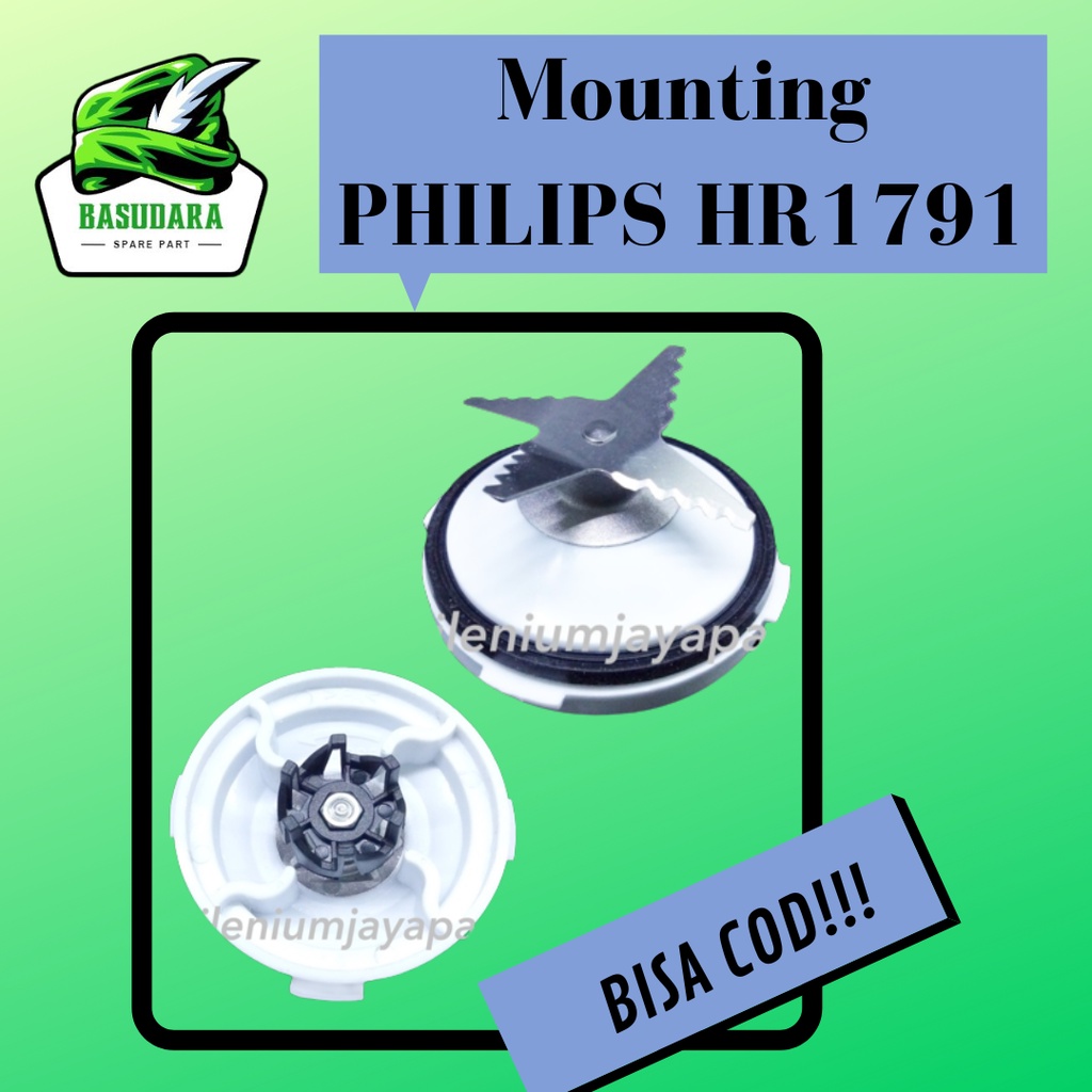 Pisau Blender Philips Cucina HR 1791 Jus / Mounting Blender Jus 1741 / Mata Pisau Mounting Dudukan M