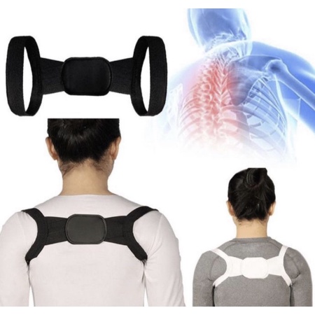 Reaady Stock Alat Bantu Terapi Koreksi Tulang Punggung Penegak Postur Tubuh / Alat Tegak Punggung / Penegak Tubuh/Dukungan bahu dan punggung baru dengan terapi magnet dukungan orthosis postur pelurus pung