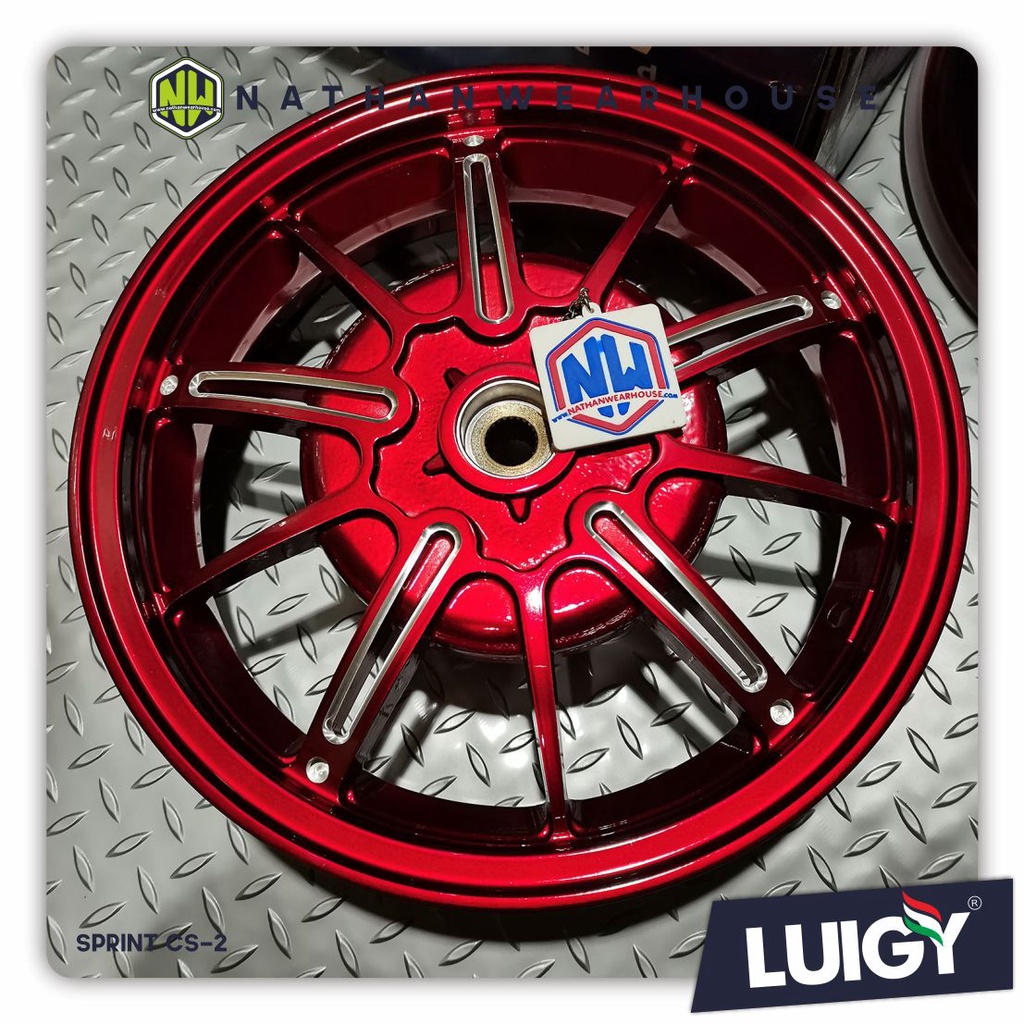 Velg LUIGY Model Marus Forged Vespa Sprint Primavera Red