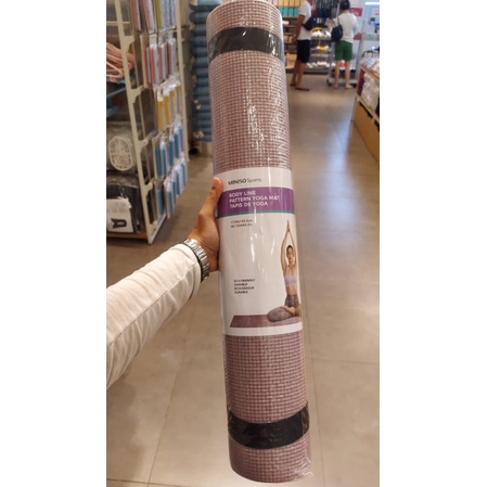 MINISO MATRAS YOGA MATT BODY LINE PATTERN YOGA MAT SAMS DE YOGA
