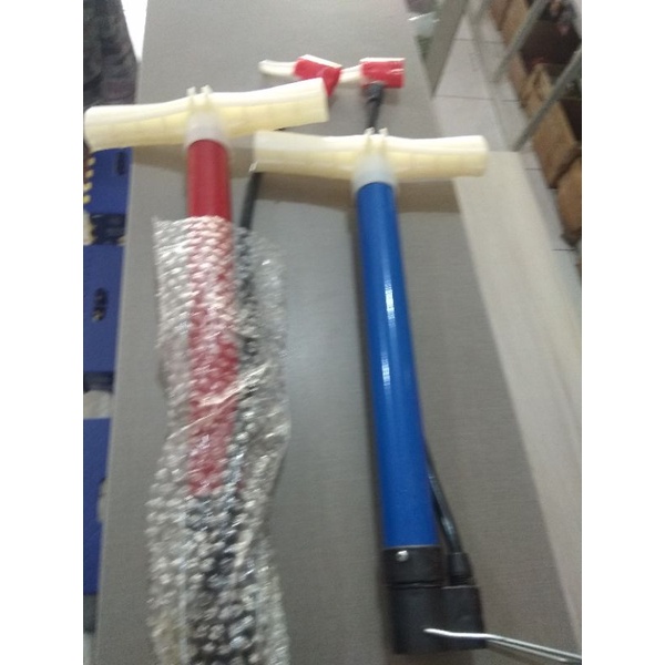 pompa angin pendek mini/ pompa ban sepedah motor becak dll