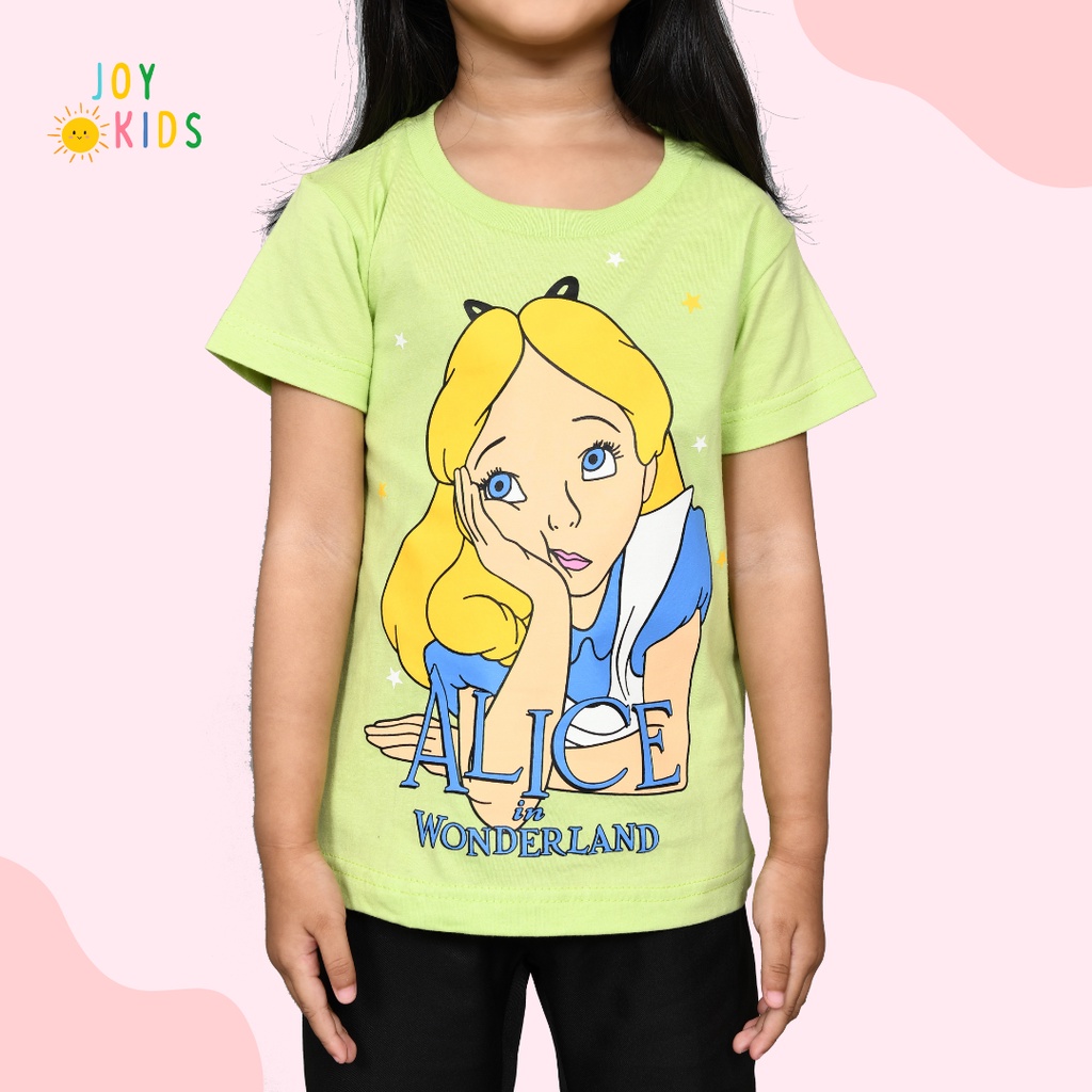 Joy Kids Baju Kaos Atasan Anak Perempuan Katun 1-12 Tahun