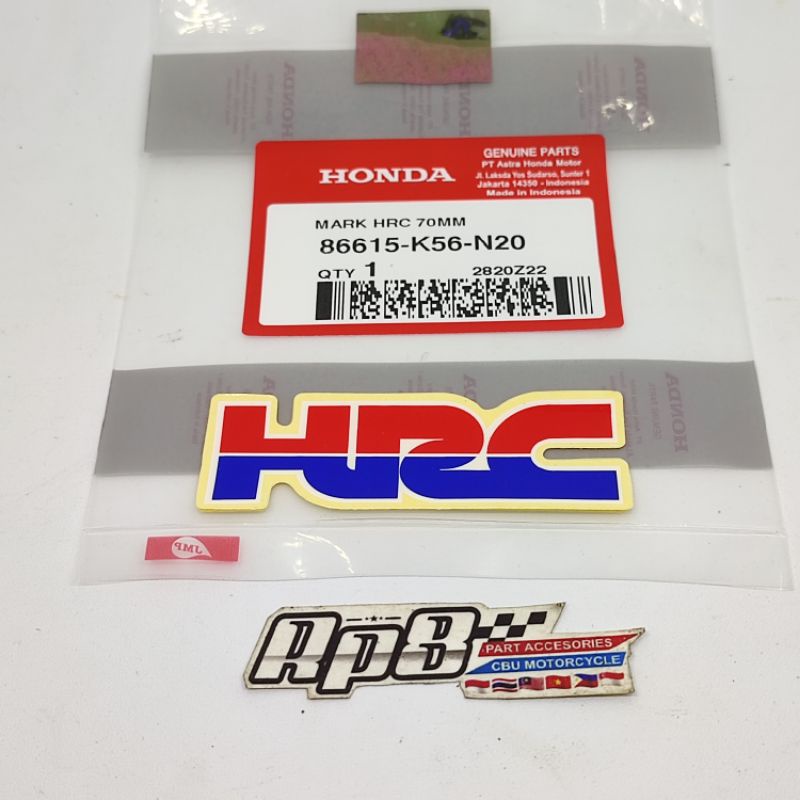 

stiker HRC original dan hologram