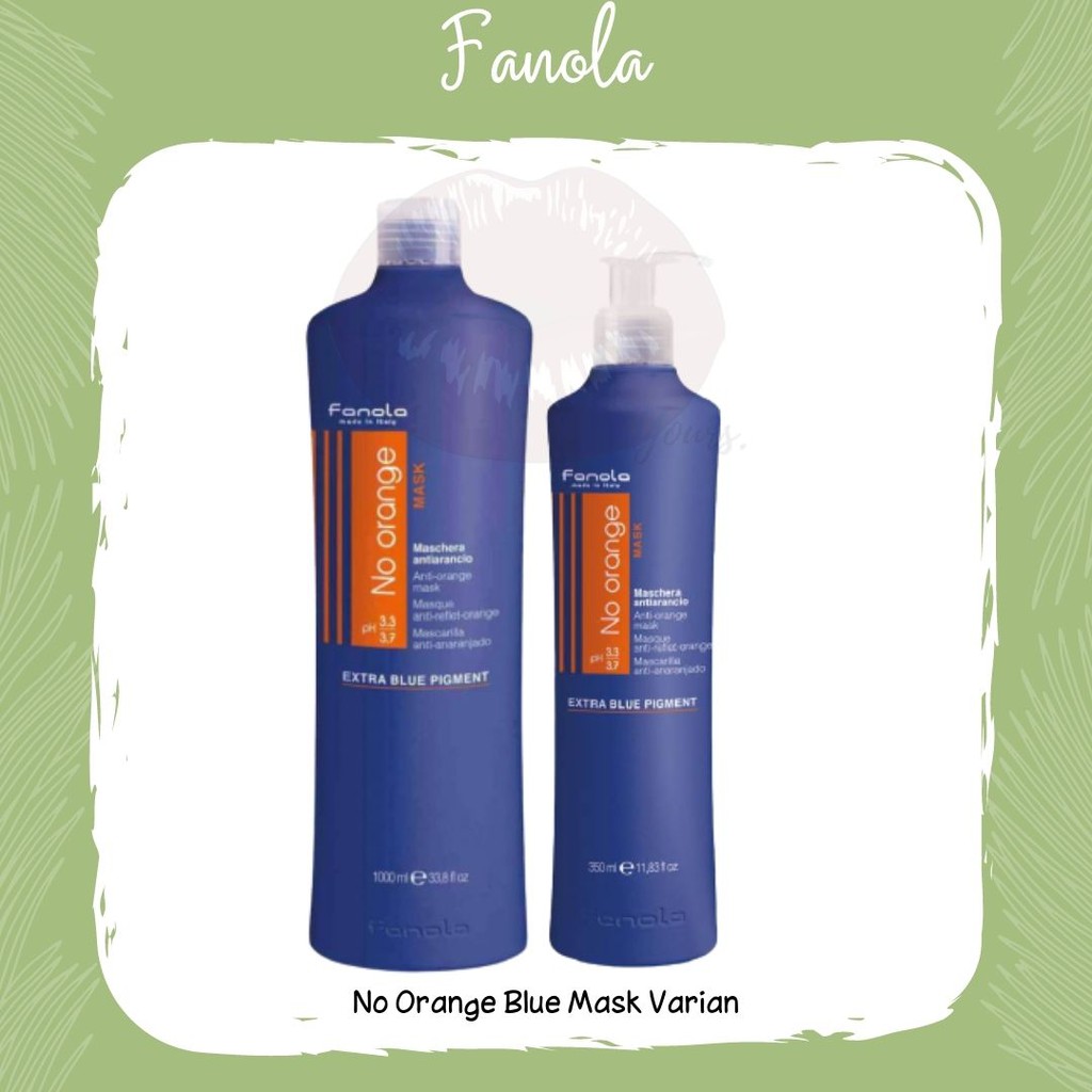 Fanola - No Orange Blue Mask (masker rambut)