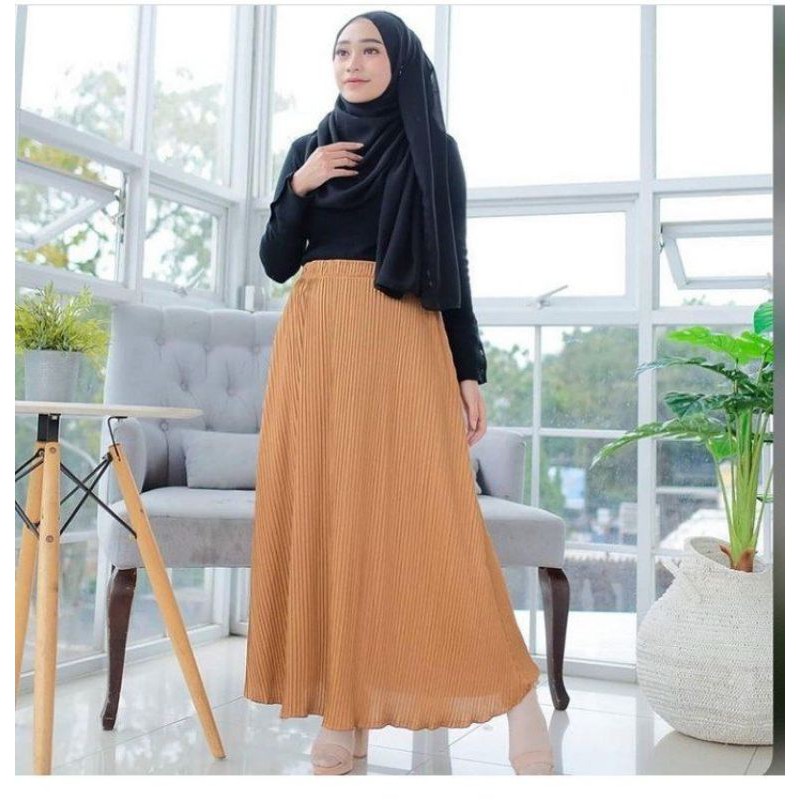Rok Wanita Plisket Murah meriah