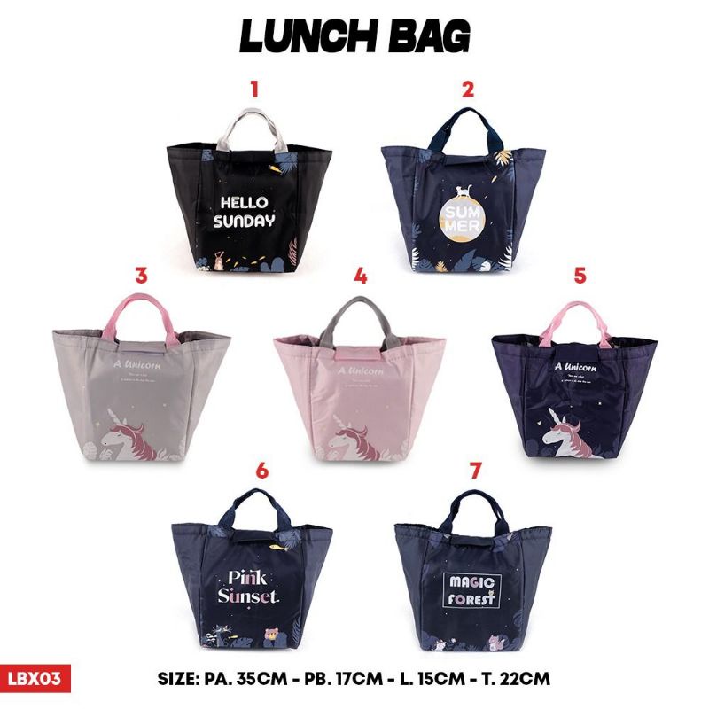 DHASHOP Tas Bekal/Alumunium Foil Lunch bag /Tote bag Waterproof