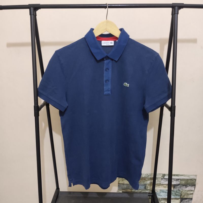 Polo Shirt Lacoste Navy Original Second Preloved