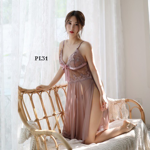 [TOKO TERPERCAYA] BAJU TIDUR WANITA NIGHTGOWN BAJU TIDUR SEKSI SEXY LINGERIE NUDE PL31