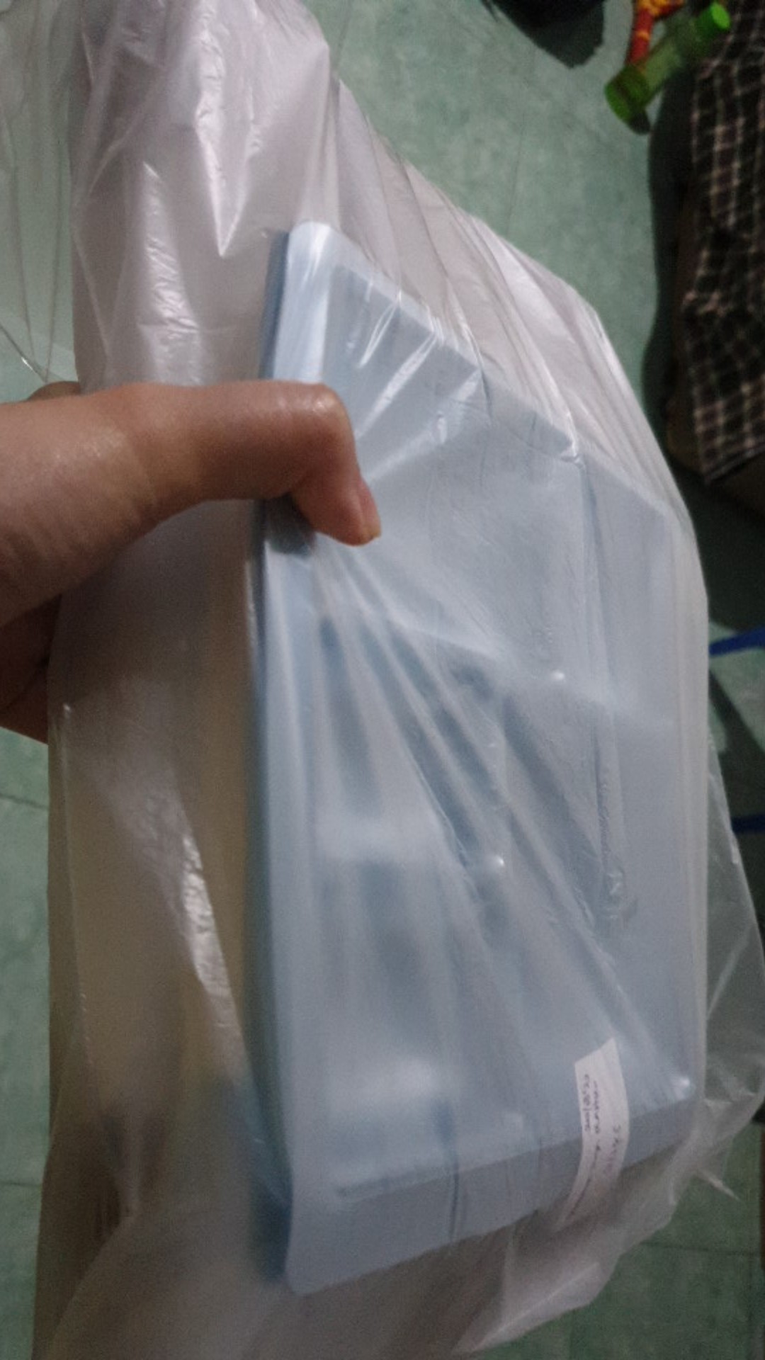 25pcs Tray Mika Untuk Dus Nasi 20x20 Catering 5 Kotak