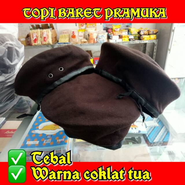 Topi Baret Pramuka Polri ( PRAMUKA )