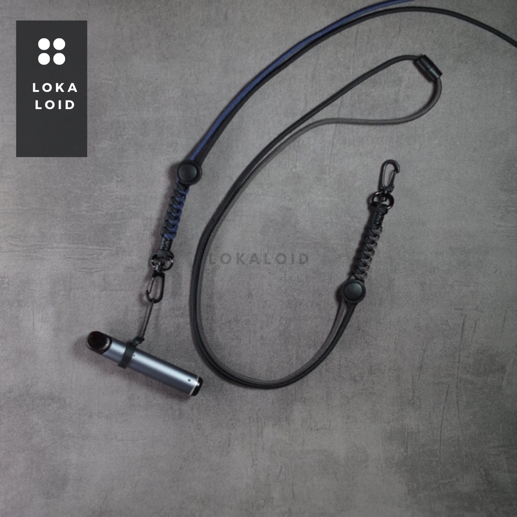 

Tali Gantungan Name Tag Lanyard Premium Paracord Two Tone Original By Lokaloid