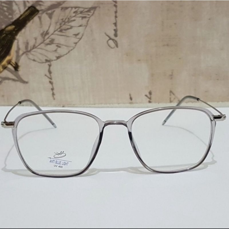 Kacamata minus DR2189 lensa photochromic/blue ray