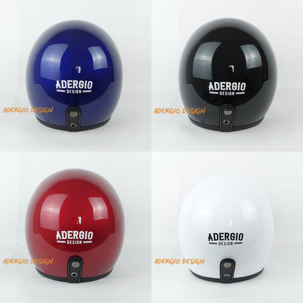 HELM BOGO DEWASA FULL LEHER SNI ADERGIO DESIGN