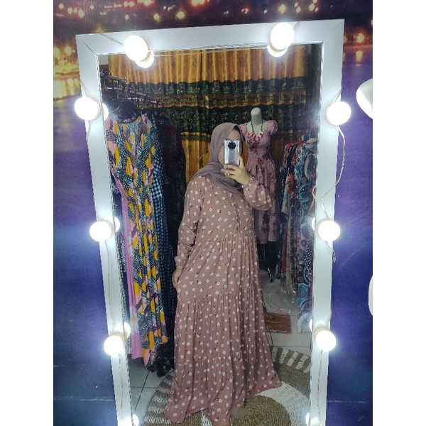 gamis shabby pink