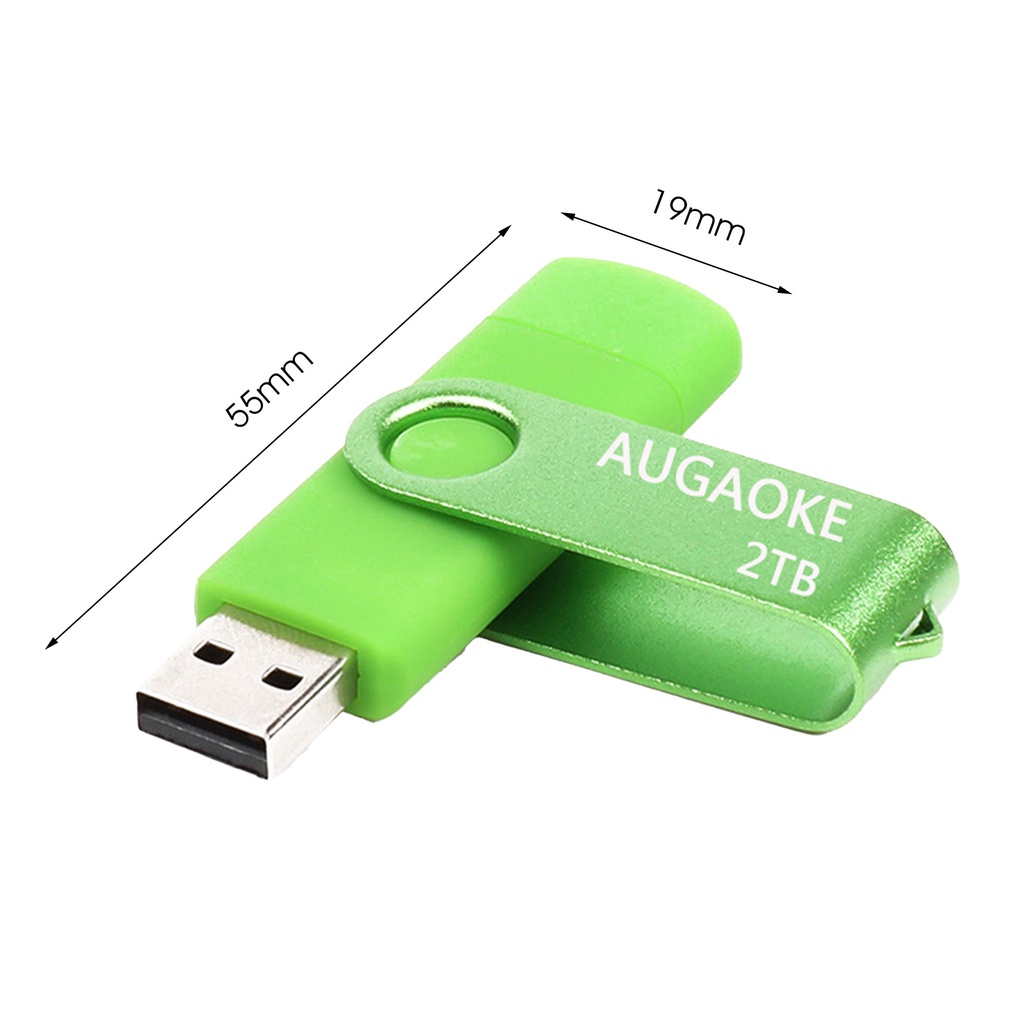 (Huluboy) Flashdisk USB 3.0 Kapasitas Besar 512GB / 1TB / 2TB Untuk Komputer / Handphone