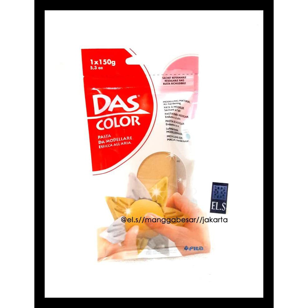 

NEW DAS COLOR GOLD AIR DRYING MODELLING CLAY 150 GR PERALATAN MELUKIS MURAH MERIAH