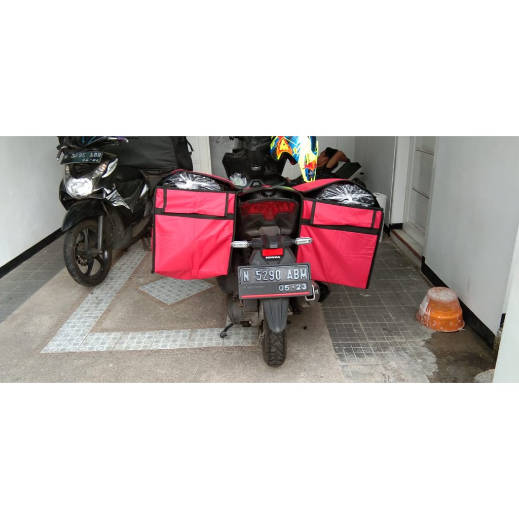 BLACKPINK  Tas Motor Super Jumbo Untuk Kurir pos laundry dan delivery Murah
