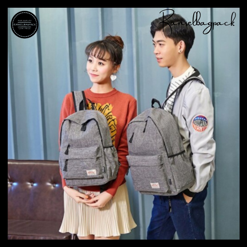 Tas Ransel - Backpack Punggung Backpack Multifungsi Kekinian Kuliah Kerja Terbaru Termurah Cewek Cowok 001